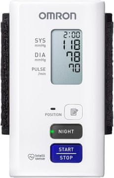 slomart OMRON NightView zapestni merilnik krvnega tlaka, klinično validiran, tiho nočno samodejno merjenje, Bluetooth, OMRON Connect