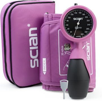 slomart SCIAN ročni merilnik krvnega tlaka nadlaketni aneroidni sfigmomanometer z evropsko manšeto (22-42 cm), vključno s torbico za prenašanje za medicinske sestre, zdravnike, starejše, odrasle