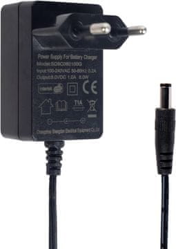 slomart 6V polnilec za otroška električna vozila, univerzalni napajalnik za električne avtomobile, motorje in štirikolesnike, z indikatorjem polnjenja