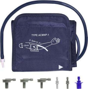 slomart Manšeta za merjenje krvnega tlaka nadlaket 22-52cm, manšeta za merilnik krvnega tlaka, manšeta za merilnik krvnega tlaka Velika manšeta Združljiva z večino merilnikov krvnega tlaka S/M Modra