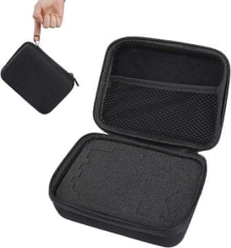slomart QIMEI-SHOP Torbica za kamero Torbica za prenašanje združljiva z Gopro Hero 12 10 9 8 7 6 5 Akaso Apeman Xiaomi Yi in več Črna