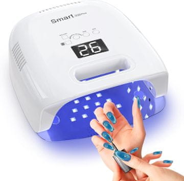 slomart NAILGIRLS UV lampe za gel nohte, polnilna UV lučka za nohte, 30/60/99s časovnik, profesionalna lučka za nohte, magnetna kovinska osnovna plošča, prenosni sušilnik za nohte, za gel nohte na prstih