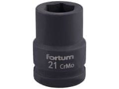 Fortum Udarni nasadni ključ, 3/4", 21 mm, D 52 mm, CrMoV, 4703021
