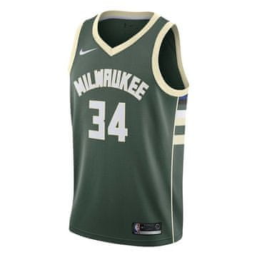 Nike Majice za košarko zelena Antetokounmpo Swingman Jersey