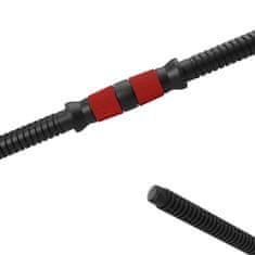 Ksix komplet uteži 10 kg, ročke, plošče z utežmi, palica, kettlebell, črna.