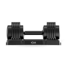 Ksix nastavljiva ročka 25 kg, jeklo Q235, 8 plošč vključenih, ergonomski oprijem