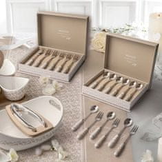 Brandani Set desertne vilice Riccioli di Fata 16cm / 6 kos / inox, keramika