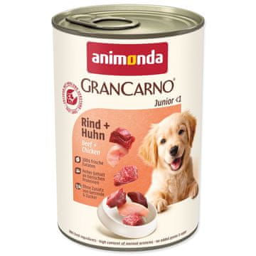 Animonda pes GRANCARNO cons. Junior piščanec/goveda 400g