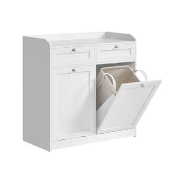 Songmics Kopalniška omarica 40x40x802 cm bela