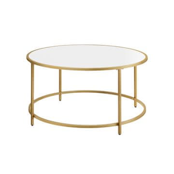 Songmics Kavni mizica 84x455 cm bela