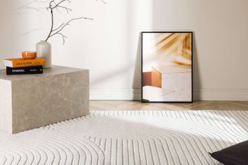 Venture Design Preproga Vince 340x240 cm bela