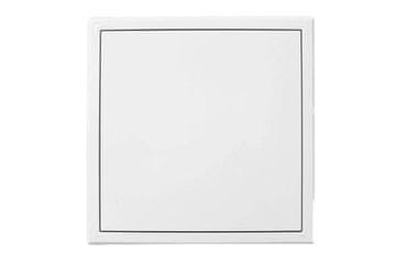 HACO Inšpekcijska vrata Metal inspection door 150 x 150 mm, with push lock, white 0160
