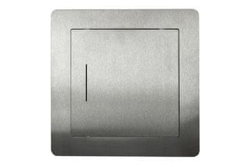 HACO Inšpekcijska vrata Inspection door EXCLUSIVE stainless steel NDE, 400 x 400 mm, 0166