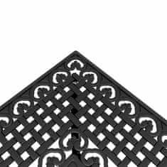 Vidaxl Komplet vrtne mize 3 pcs Črna Lit aluminij