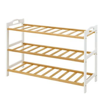 Northix Bambusovo stojalo za čevlje 3-nadstropno za 9 parov