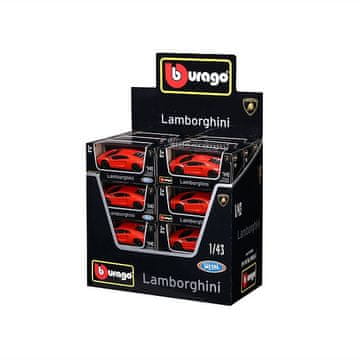 BBurago - Ulični gasilski avtomobili, Lamborghini, prikaz 24 kosov, 1:43