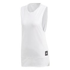 Adidas Majice obutev za tek bela M ID Tank Top
