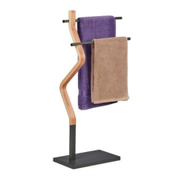 Northix Prostostoječe stojalo za brisače, siva/naravna barva