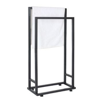 Northix Stojalo za brisače, kovinsko, 2 palici, prostostoječe