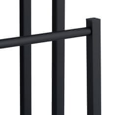 Northix Stojalo za brisače s 3 prečkami in polico z učinkom lesa