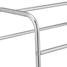 Northix Stojalo za brisače s polico in trdnim jeklenim okvirjem