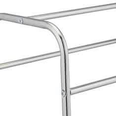 Northix Stojalo za brisače s polico in trdnim jeklenim okvirjem