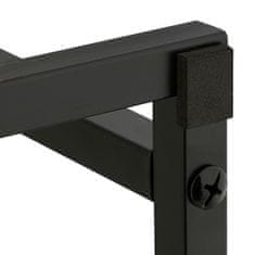 Northix Stojalo za brisače z 2 držaloma iz železa in bambusa