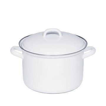 Riess visok lonec s pokrovom 3,5 l 20 cm Classic Weiss R0124033