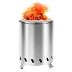 HOME & MARKER® Brezdimno prenosno namizno kurišče, lesni peleti in tekoča goriva, kompaktno za 4–8 oseb | FIRENOVA