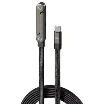 VYZIO® Stojalo za hitro polnjenje do 240 W, Type-C kabel 1,5 m, vgrajeno stojalo za telefon | CABSTAND