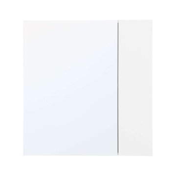 SoBuy Kopalniška stenska omarica z ogledalom 57x30x61 cm bela