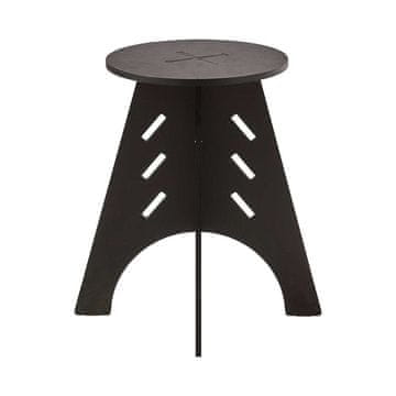 SoBuy Stranska mizica okrogla 36x36x55 cm lesena