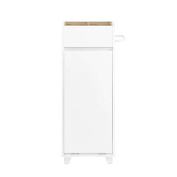 SoBuy Kopalniška omarica 35x30x90 cm bela