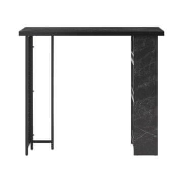 SoBuy Barska miza 120x50x105 cm s shrambo