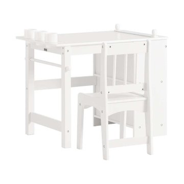 SoBuy Otroška pisalna miza in stol 80x50x655 cm s shrambo