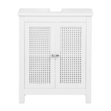 SoBuy Kopalniška omarica 50x33x60 cm bela