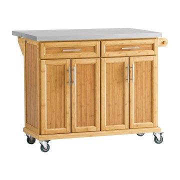 SoBuy Kuhinjski otok FKW69-N 115x46x92 cm zložljiv