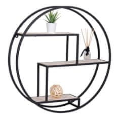 House Nordic Stenska polica 62x14 cm črna