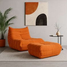 Livin Hill Taburet N22-19 86x40x80 cm oranžna