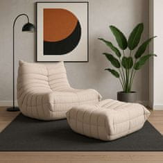 Livin Hill Taburet N22-4 86x40x80 cm bež