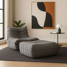 Livin Hill Taburet N22-11 86x40x80 cm siva