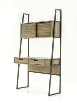 Livin Hill Pisalna miza FLOHO01D 100x180x50 cm rjava