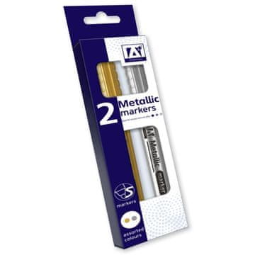 Rayher.	 Flomaster, zlat&srebrn, set 2