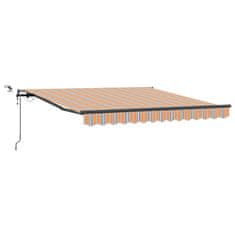 Vidaxl Tkanina za senčnik večbarvno 350 x 250 cm Poliester