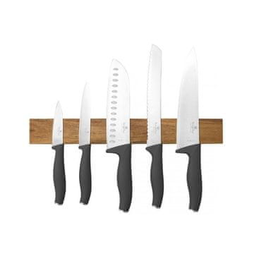 Berlingerhaus  Berlinger Haus Antracit komplet 5 kuhinjskih nožev z BH2940 trakom