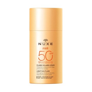 Nuxe Krema za obraz s fluidno teksturo SPF 50 Sun (lahka fluidna krema z visoko zaščito) 50 ml