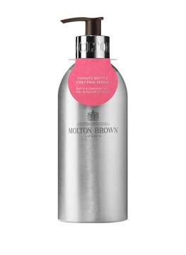 Molton Brown Gel za kopel in prhanje Ognjeni rožnati poper (neskončna steklenica) 400 ml