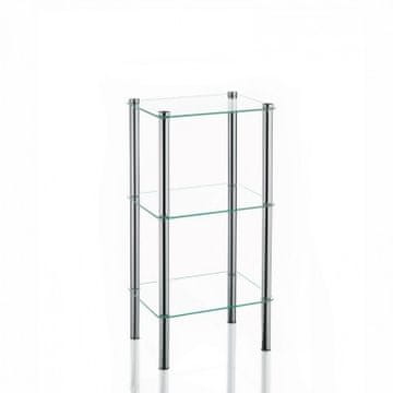 Kela Polica KL 18100 LARS corner, chrome / glass, 3rd floor