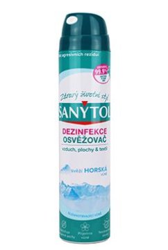 SANYTOL dezinfekcijski osvežilec zraka z vonjem gora 300ml