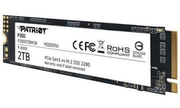 P300 2TB SSD notranji M.2 PCIe Gen3 x4 NVMe 1.3 2280